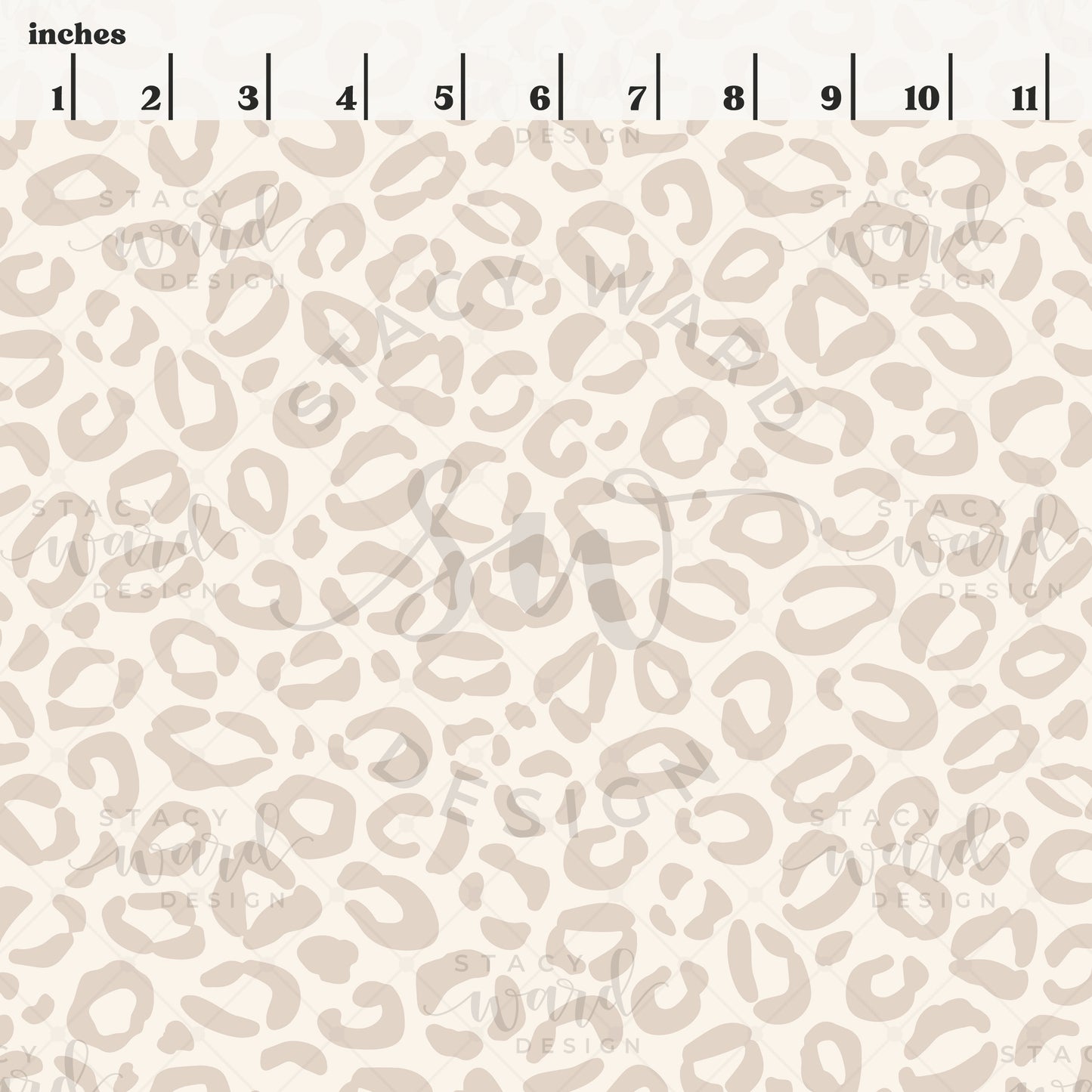 Leopard Print Seamless Pattern, Digital Download File