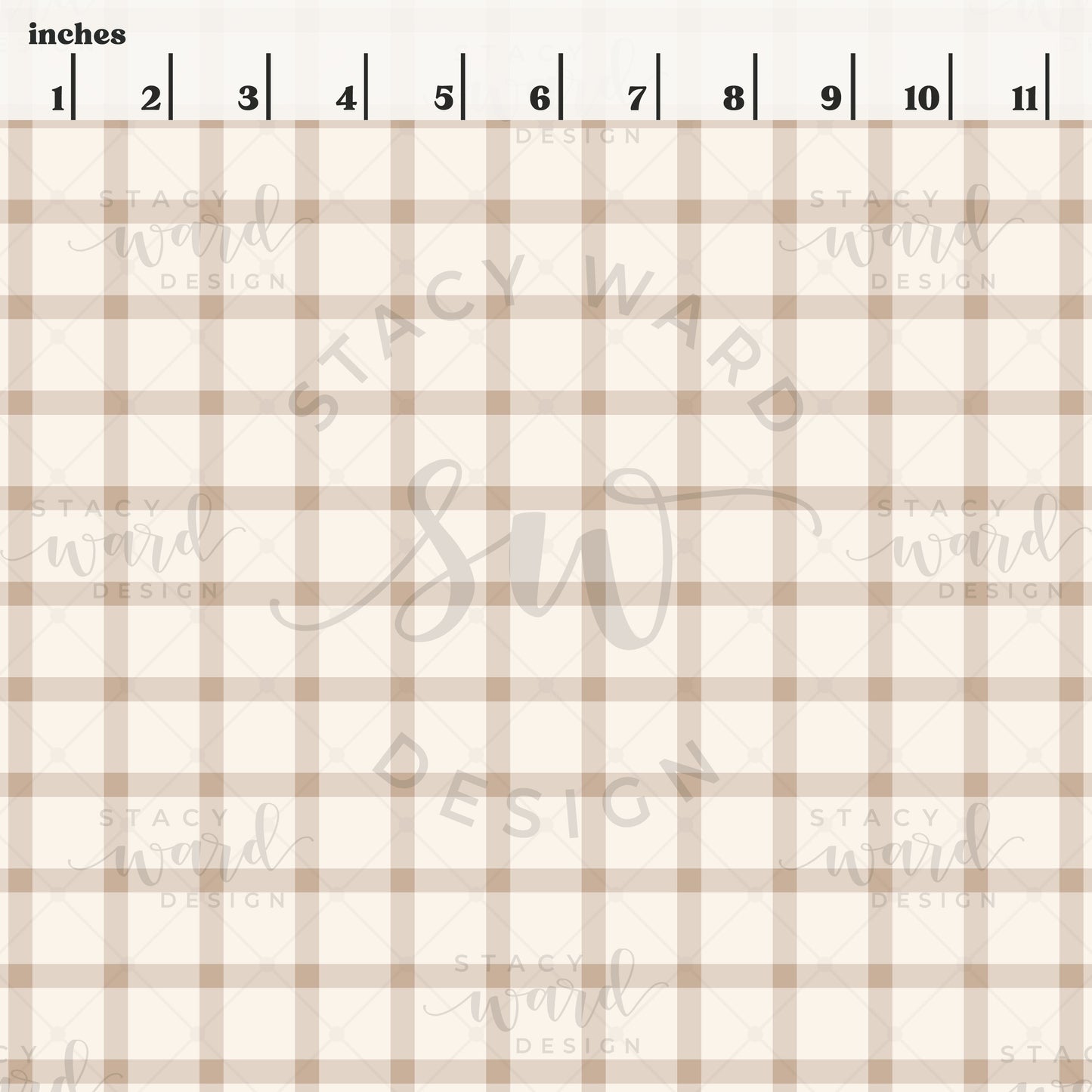 Windowpane Check Seamless Pattern, Digital Download File