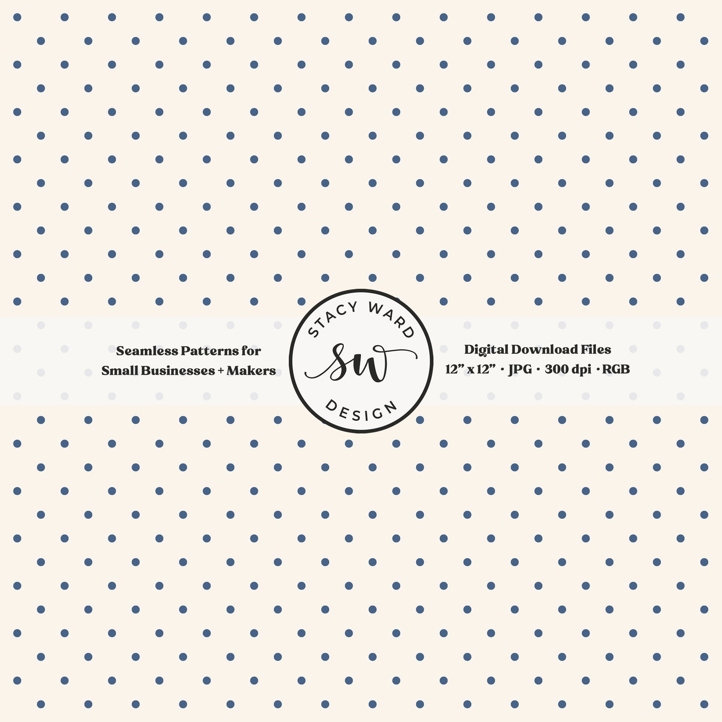 One eighth inch pin dot seamless pattern in retro teal on cream small scale polka dots coordinate digital file for fabric printing