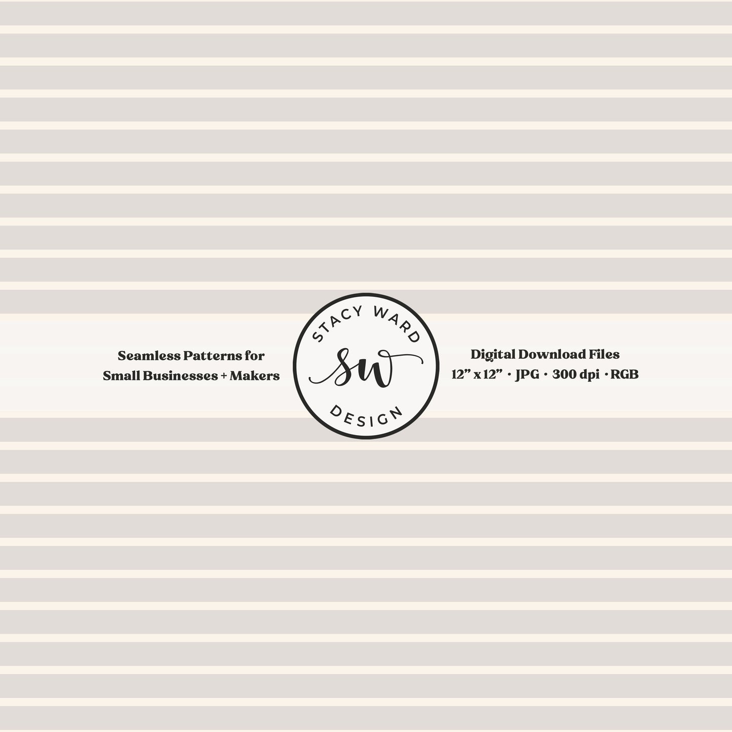 one eighth inch pinstripe seamless pattern in cream on warm gray thin line quilting blender stripes