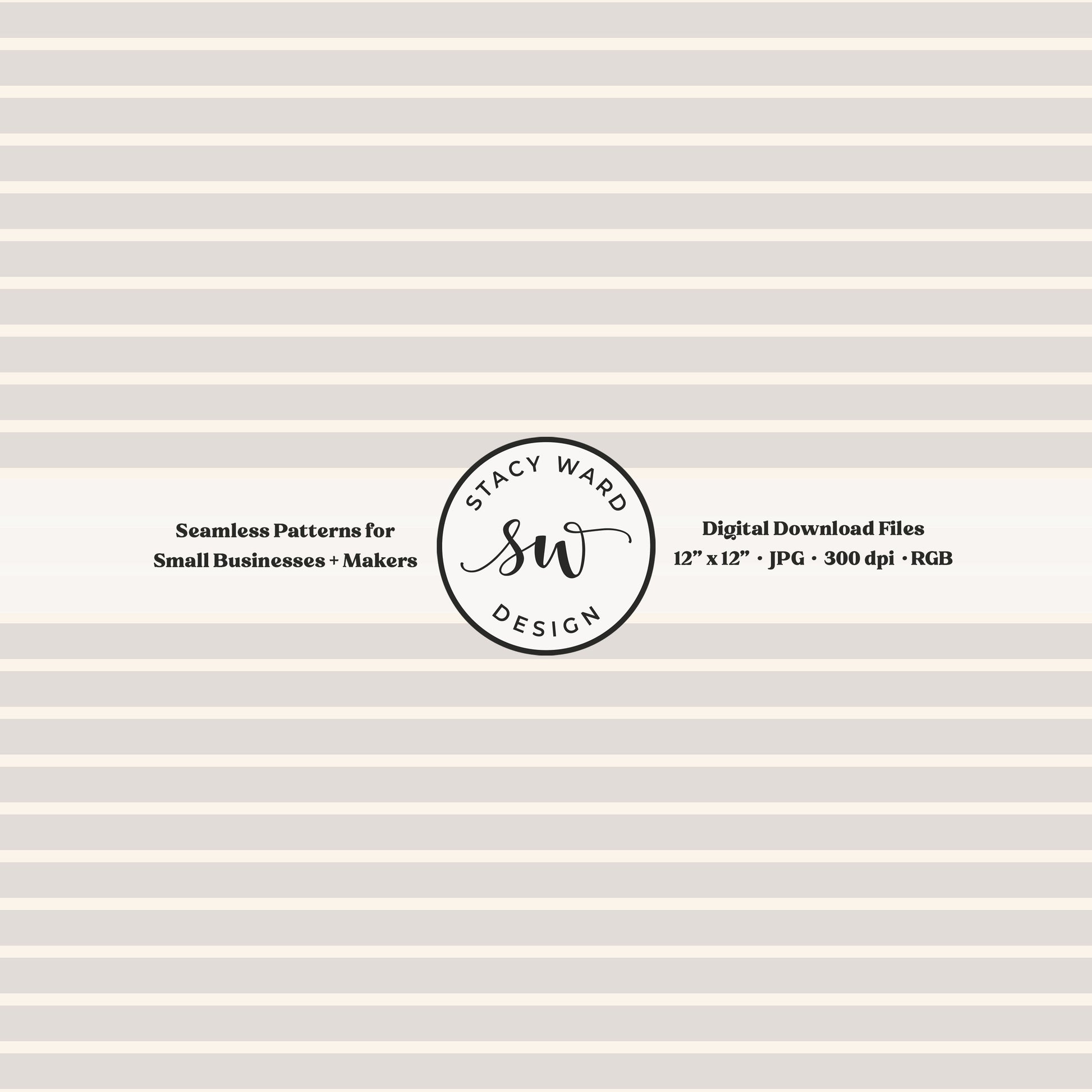 one eighth inch pinstripe seamless pattern in cream on warm gray thin line quilting blender stripes