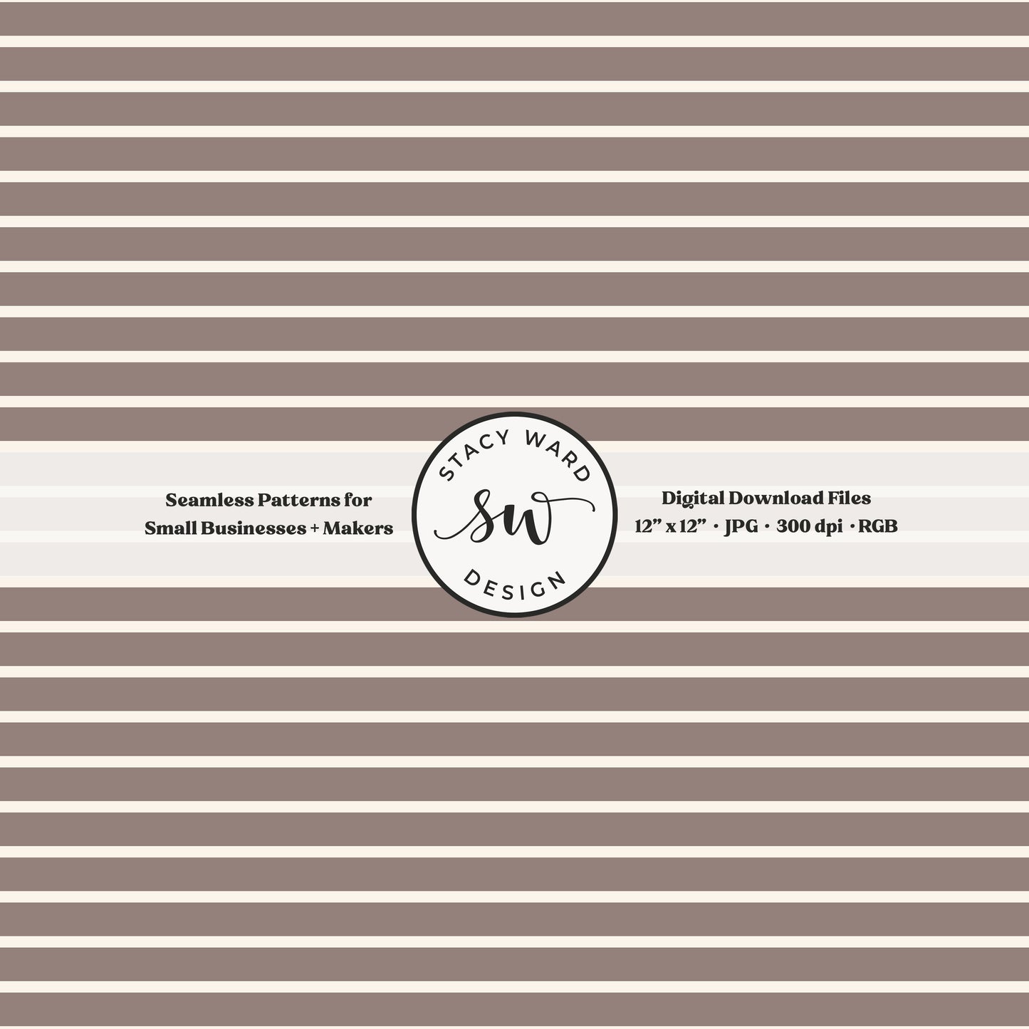 one eighth inch pinstripe seamless pattern in cream on taupe beige thin line quilting blender stripes