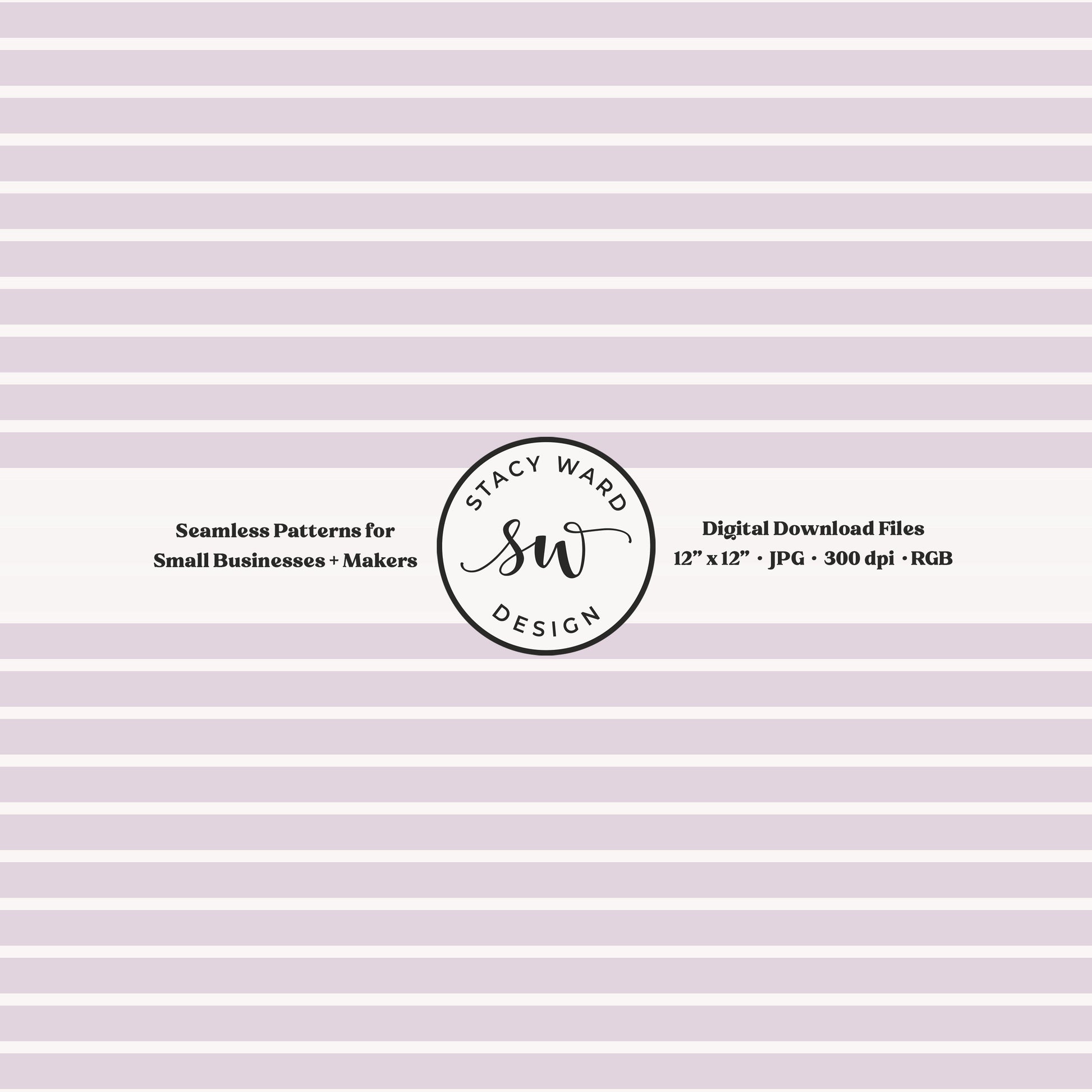 one eighth inch pinstripe seamless pattern in cream on soft lilac thin line quilting blender stripes