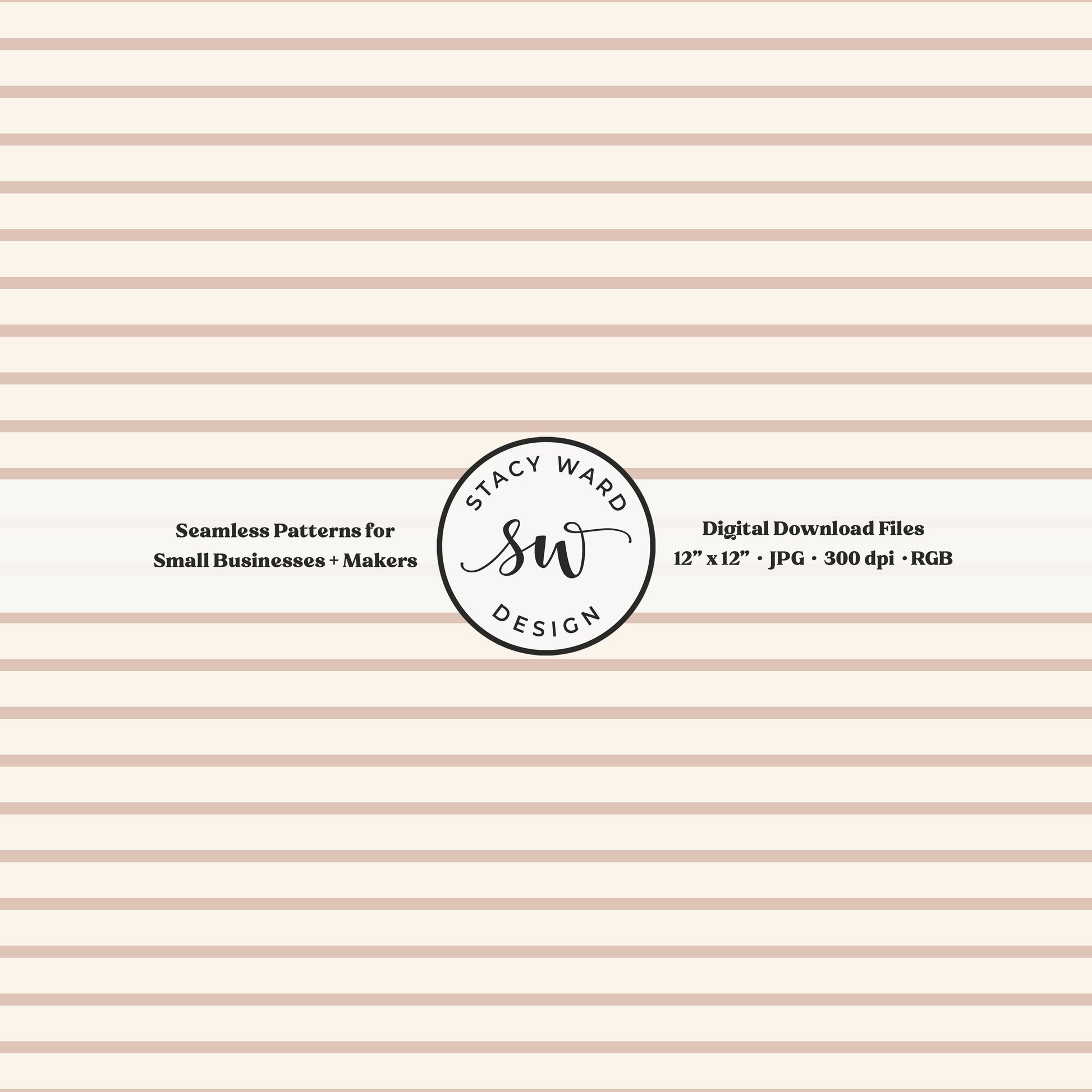 One eighth inch pinstripes seamless pattern in muted dusty rose on cream narrow lined low volume blender pattern for fabric printing