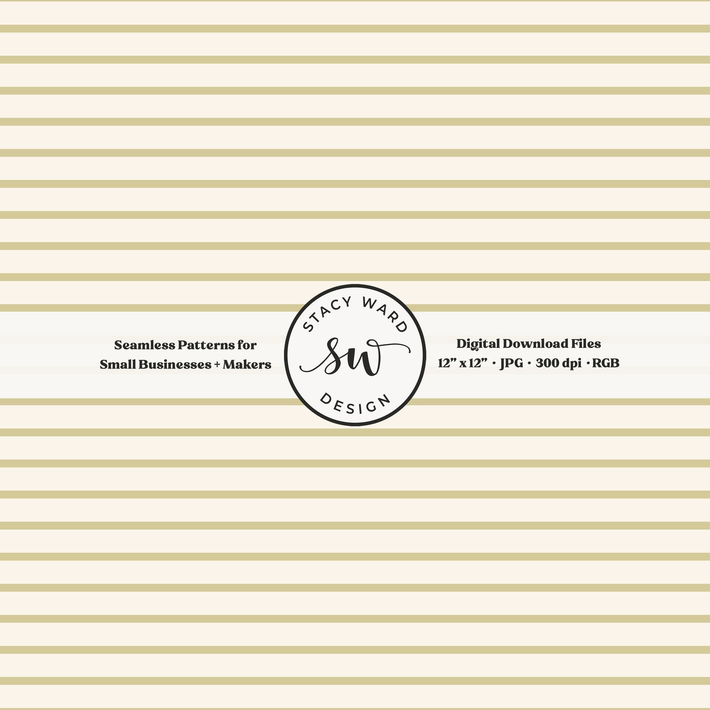 One eighth inch pinstripes seamless pattern in yellowish green on cream narrow lined low volume blender pattern for fabric printing