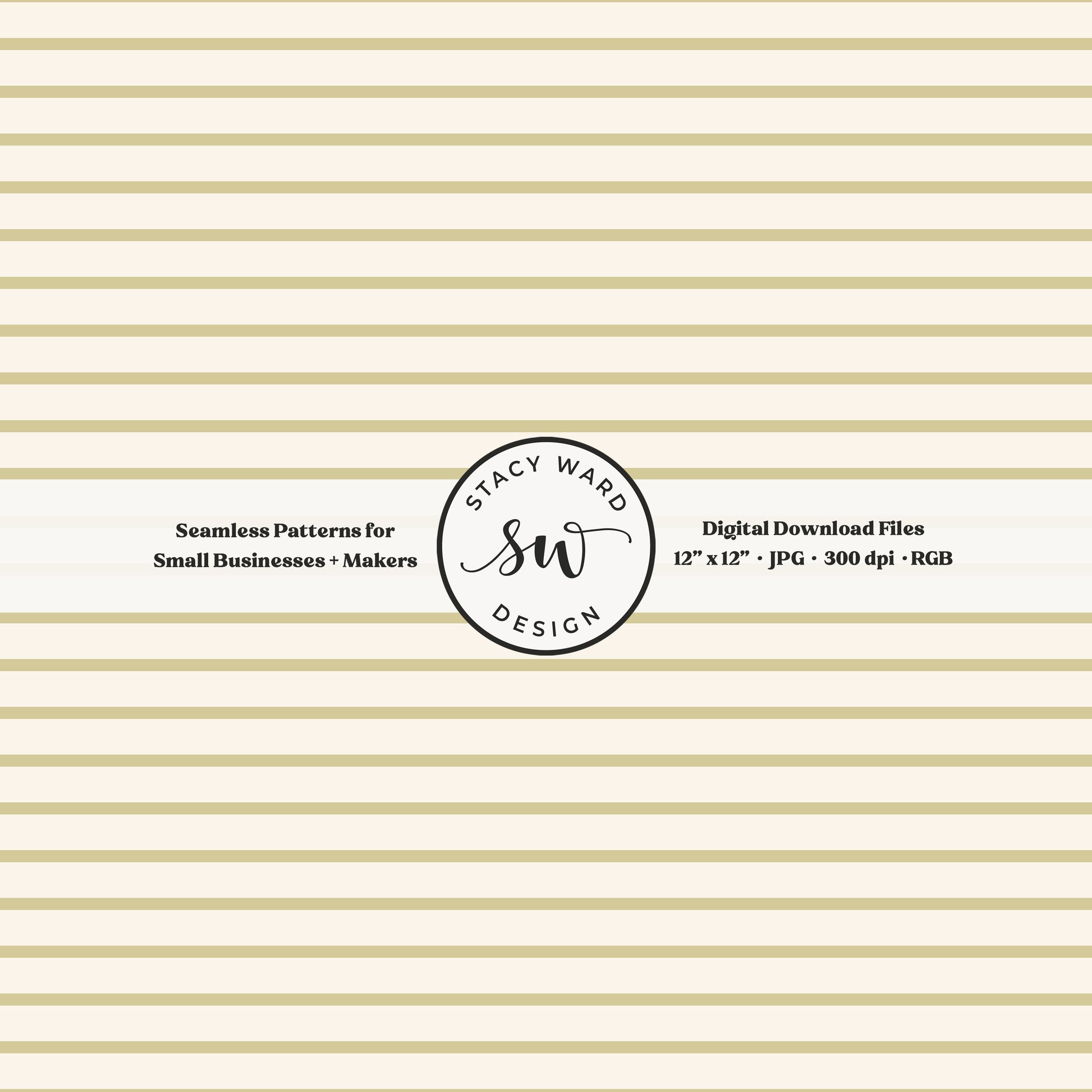 One eighth inch pinstripes seamless pattern in yellowish green on cream narrow lined low volume blender pattern for fabric printing