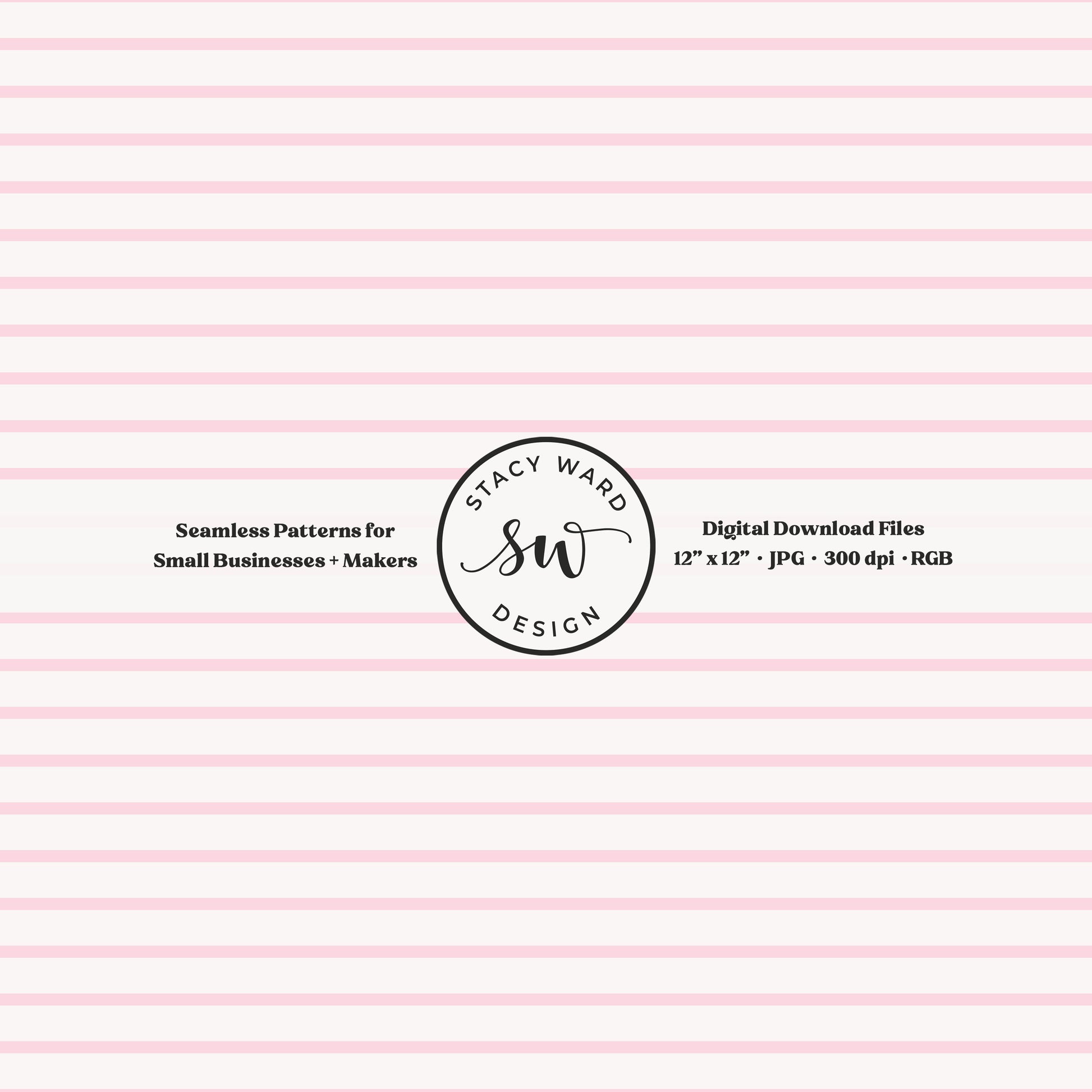 One eighth inch pinstripes seamless pattern in light pink on off white narrow lined low volume blender pattern for fabric printing