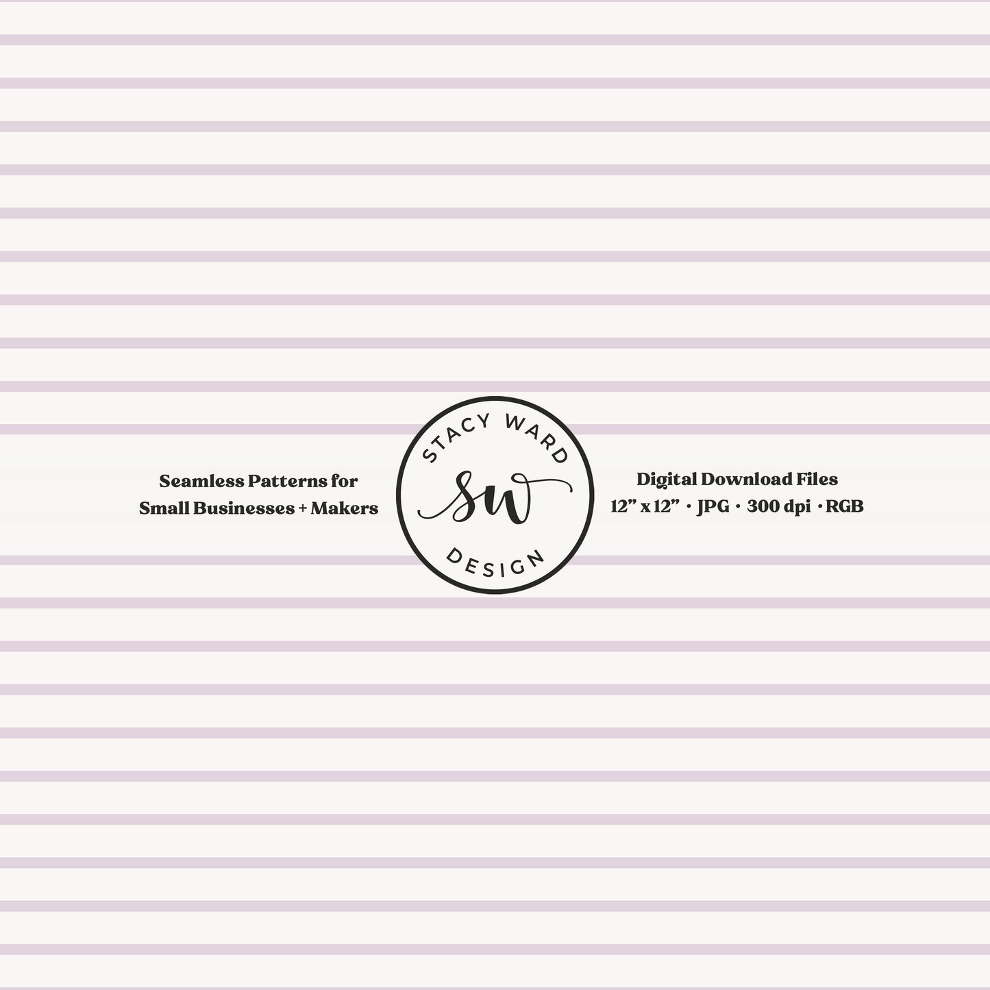 One eighth inch pinstripes seamless pattern in soft lilac on off white narrow lined low volume blender pattern for fabric printing