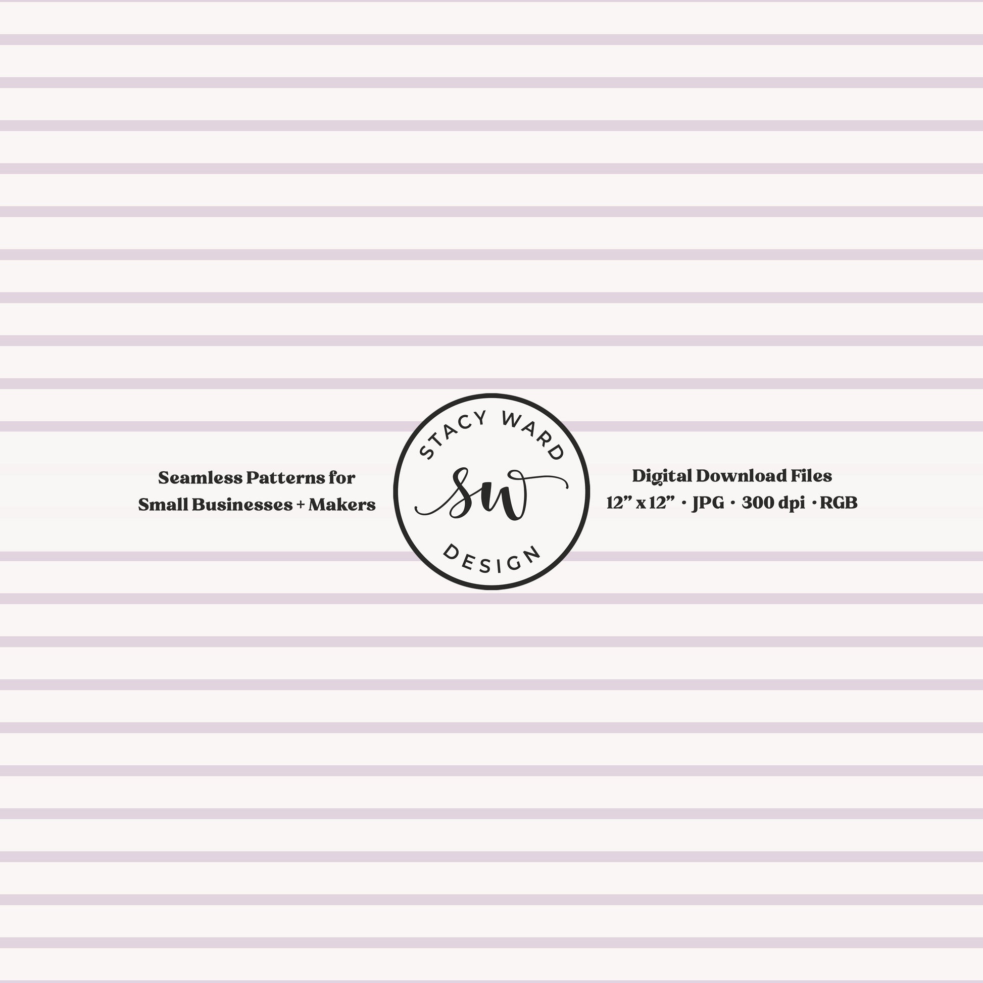 One eighth inch pinstripes seamless pattern in soft lilac on off white narrow lined low volume blender pattern for fabric printing