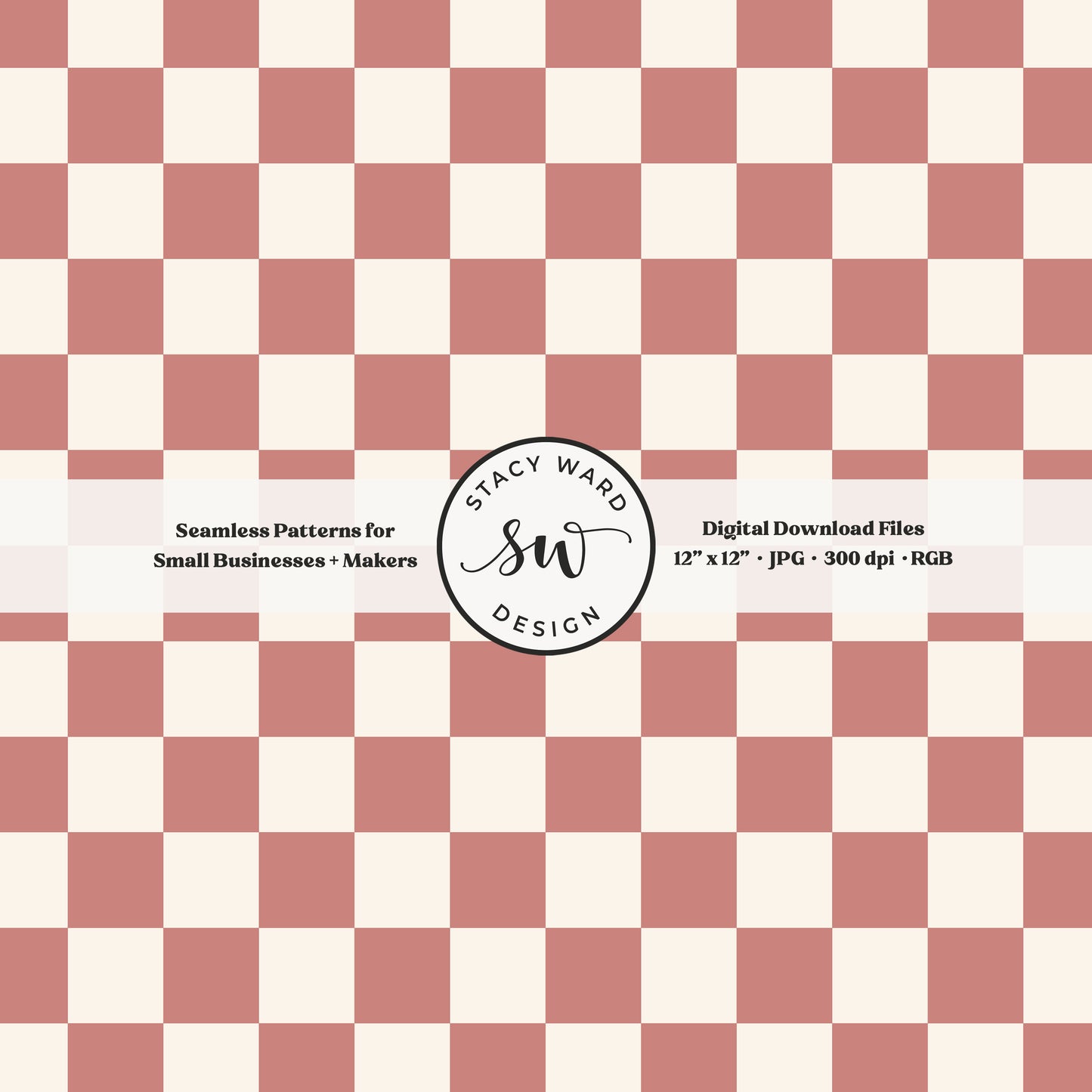 Traditional checked seamless pattern in girly antique pink and cream traditional granny chic aesthetic checkered