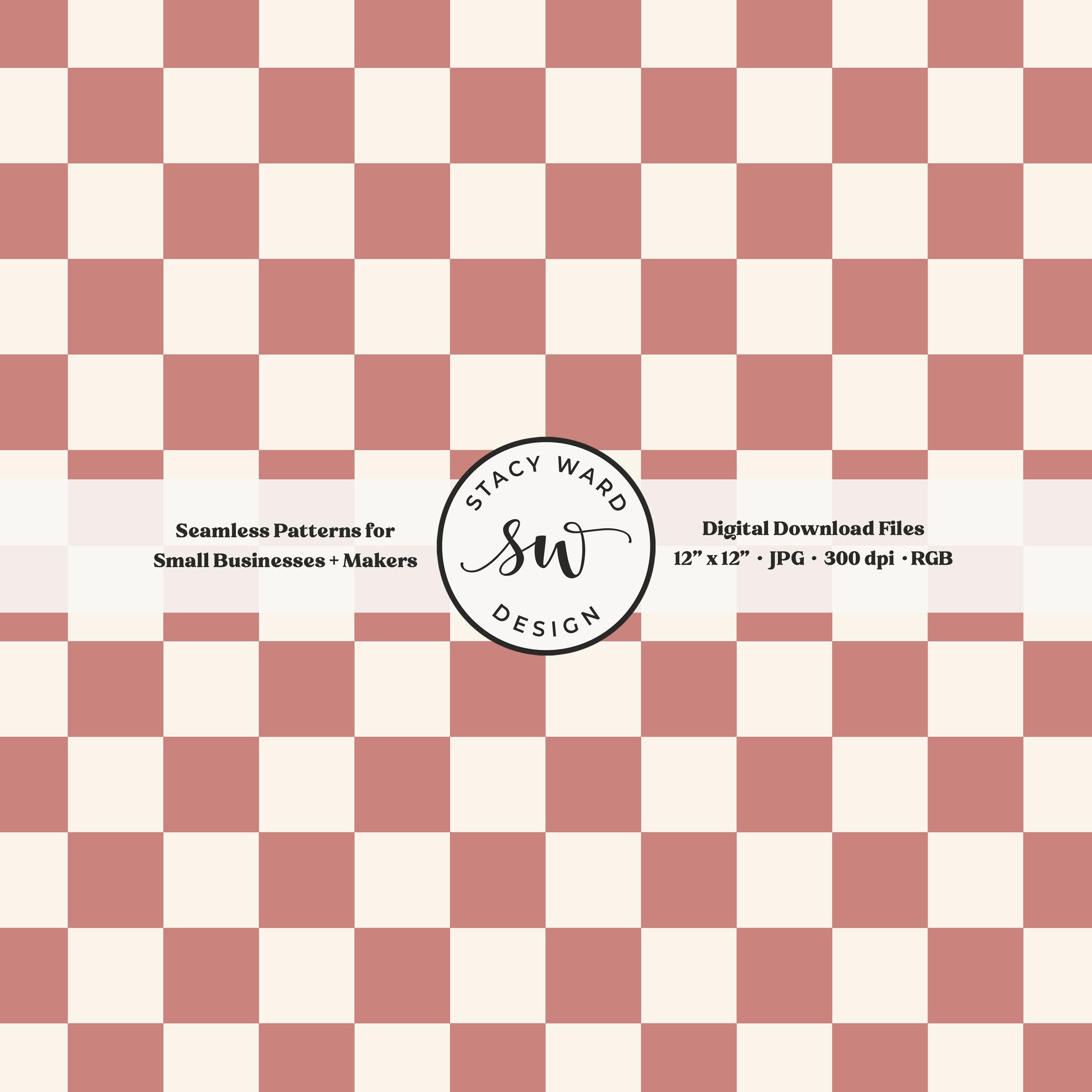 Traditional checked seamless pattern in girly antique pink and cream traditional granny chic aesthetic checkered