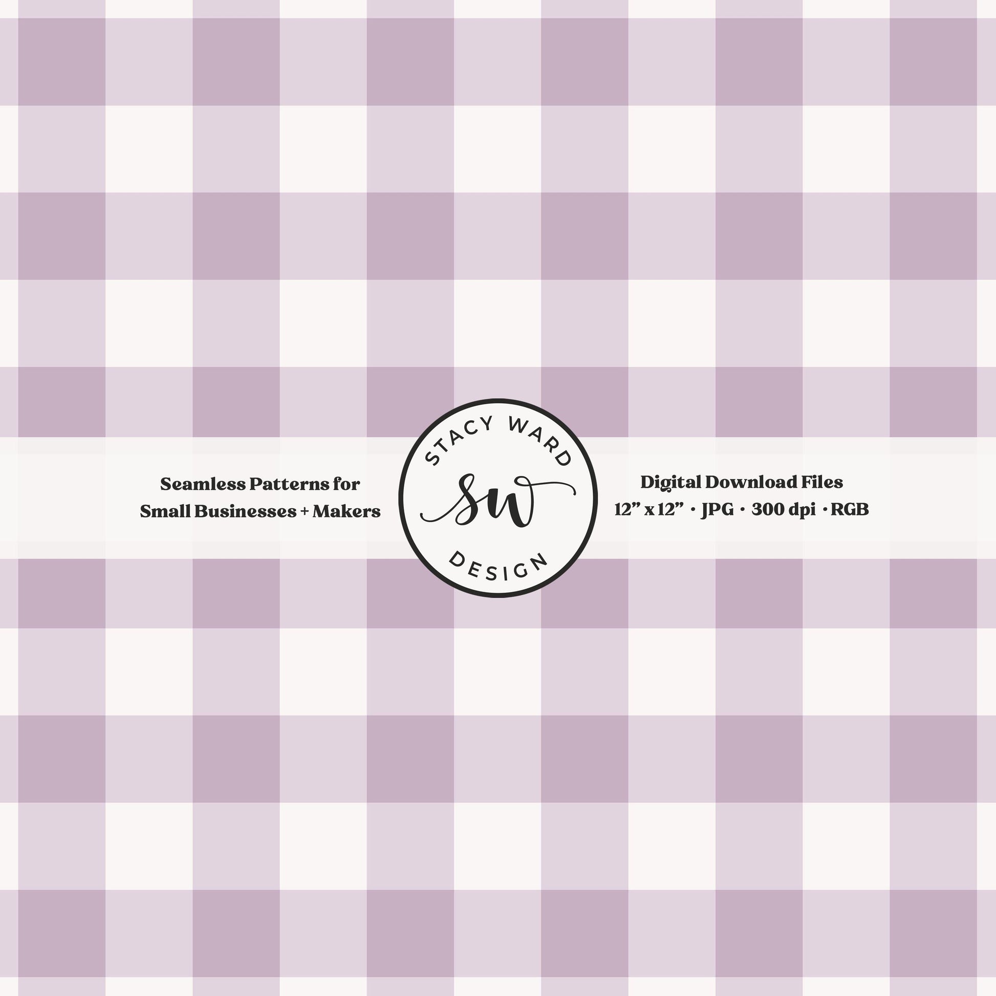 Traditional gingham seamless pattern in light soft lilac and cream cozy cottagecore tailored charm