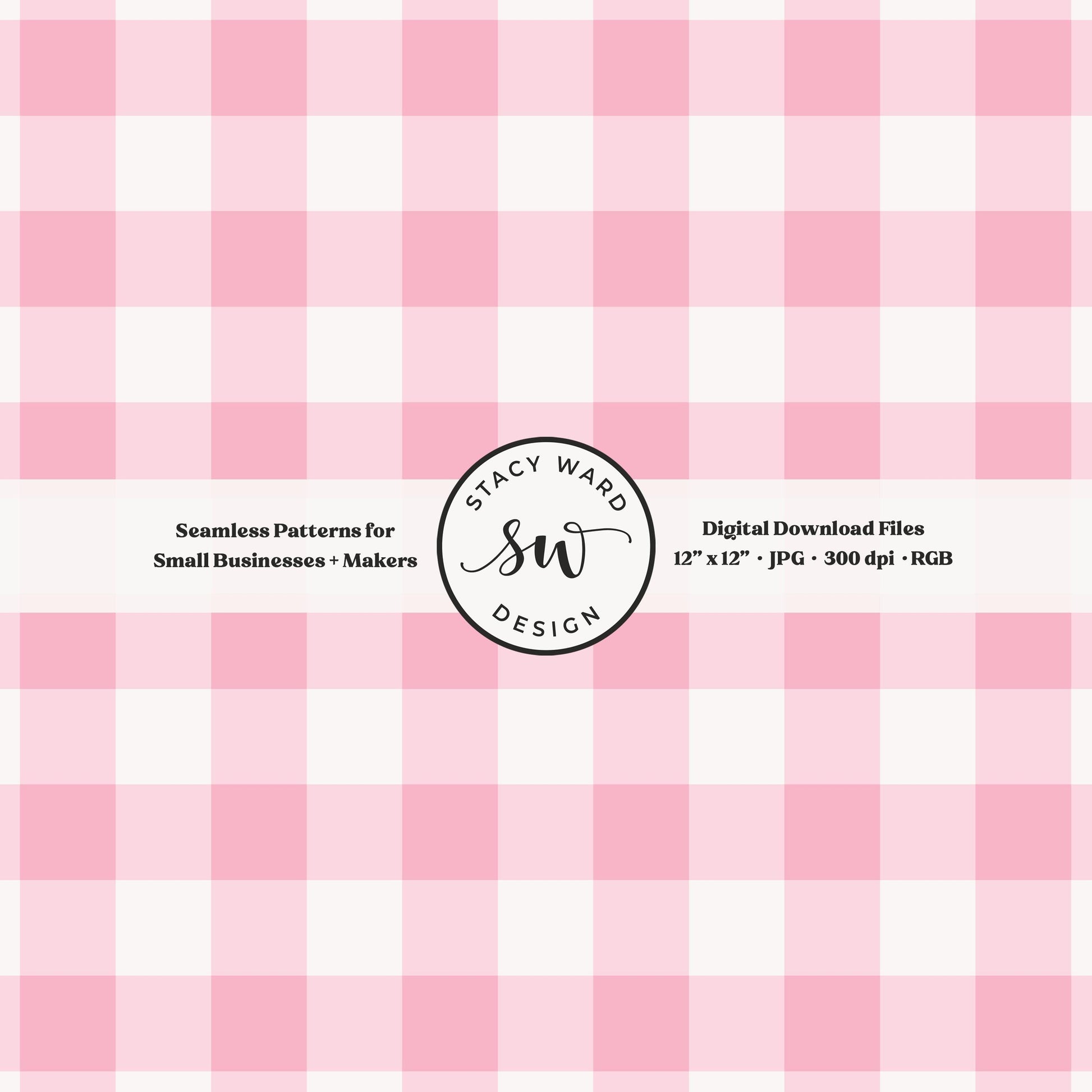 Traditional gingham seamless pattern in feminine whisper blush pink and cream vintage cottagecore preppy vibes