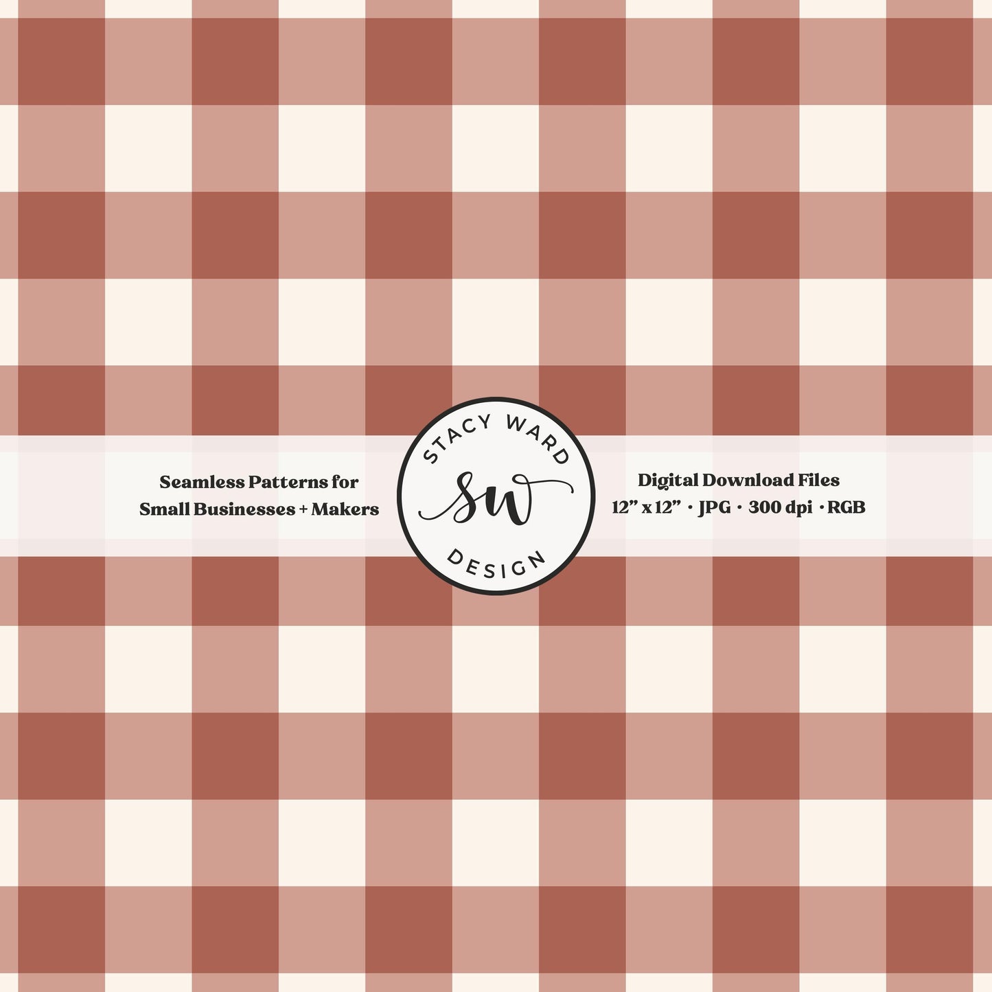 Traditional gingham seamless pattern in muted dusky pink and cream classic granny chic aesthetic checked