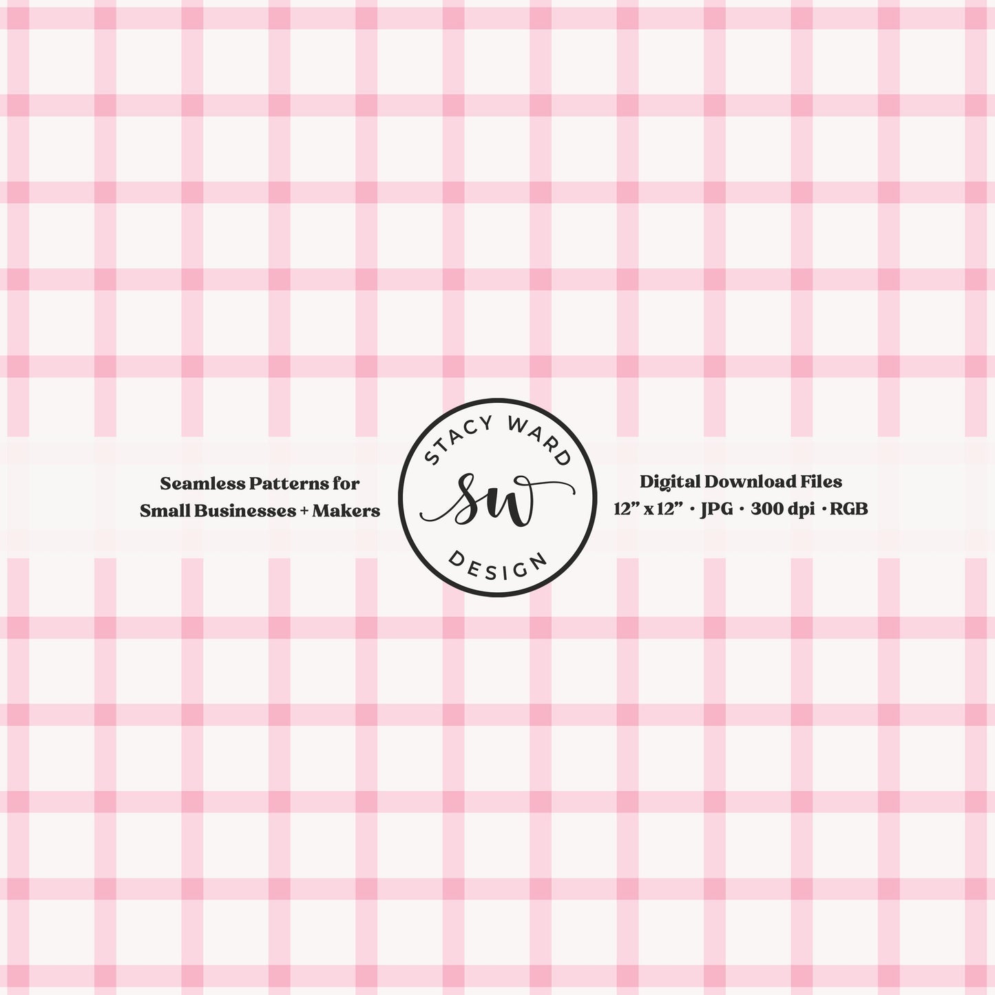 French windowpane gingham pattern in soft light pink and cream vintage cottagecore preppy vibes